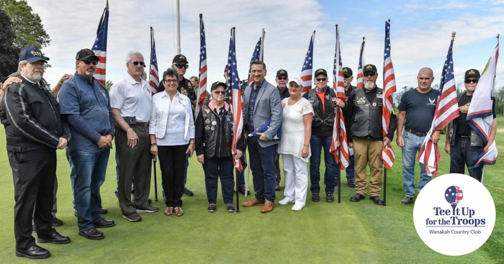 Tee It Up for the Troops group picture